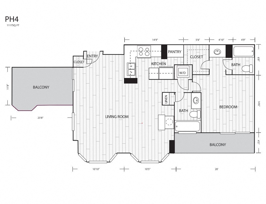 Whitney Uptown PH4 Floor Plan