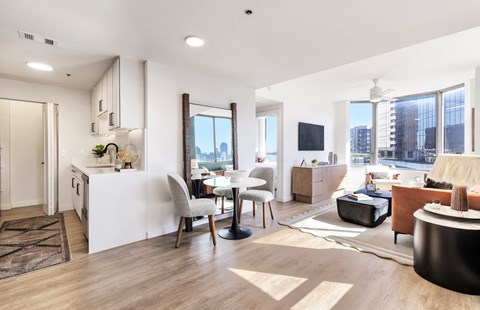 Whitney Uptown Apartments in Dallas, Texas Living Room
