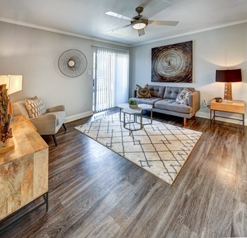 Retreat at Barton Creek Apartments Model Living Room - Photo Gallery 7