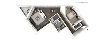 Yard Apartments 1 Bed 1 Bath I Floor Plan