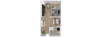 Yard Apartments Studio G Floor Plan