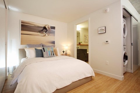 Yard Apartments Model Bedroom