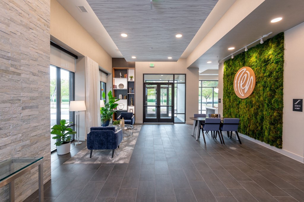Zen Apartments Lobby with Seating