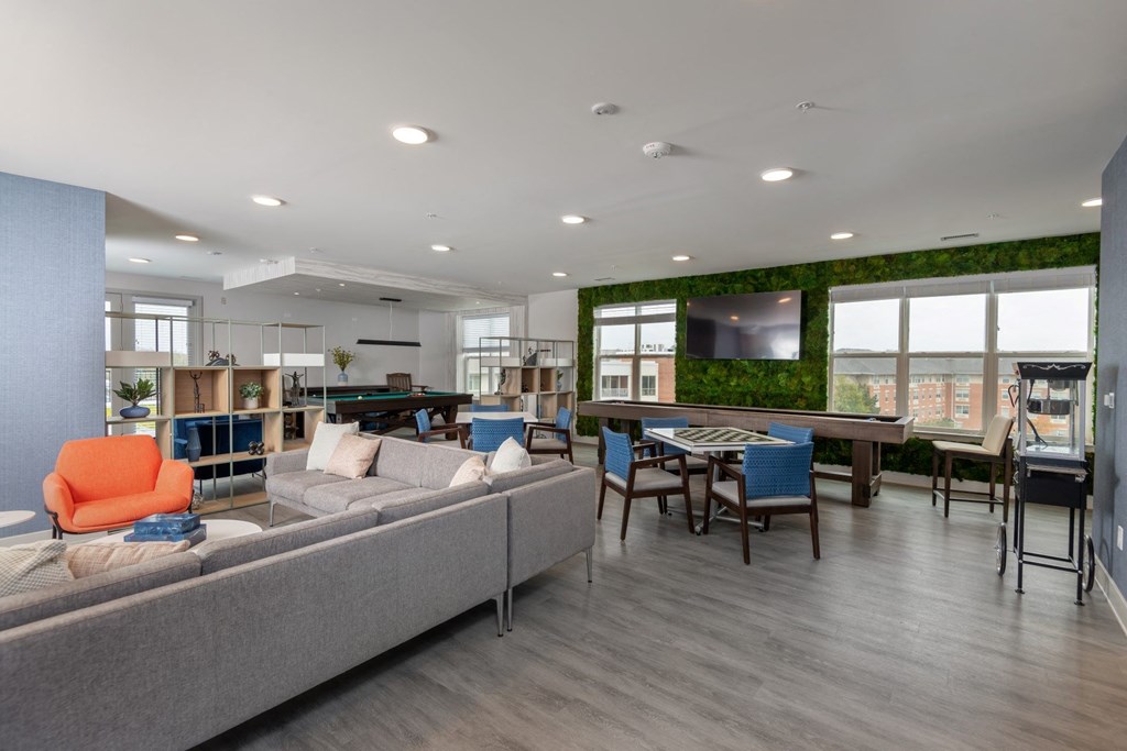 Zen Apartments Clubhouse with Games