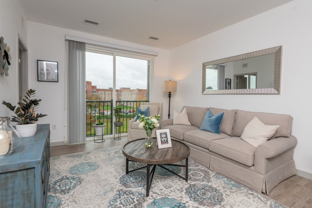 Zen Apartments Model Living Room