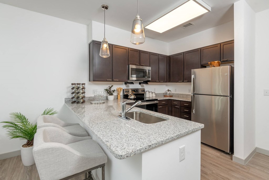 Zen Apartments Kitchen