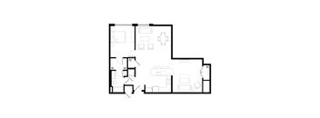Zen Apartments Desert Rose Floor Plan