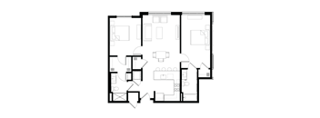 Zen Apartments Hematite Floor Plan