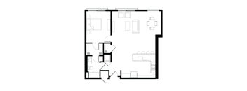 Zen Apartments Pyrite Floor Plan