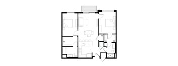 Zen Apartments Rose Quartz Floor Plan