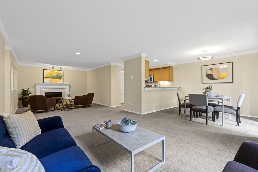 Yarrowood Highlands living room and dining room Yarrowood Highlands living room and dining room