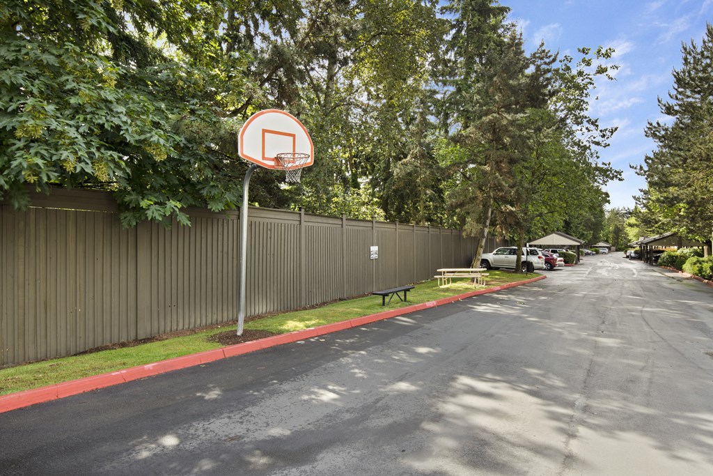 Yarrowood Highlands basketball hoop