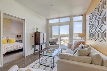 Sparc Apartments Model Living Room and Bedroom Sparc Apartments Model Living Room and Bedroom - Photo Gallery 3