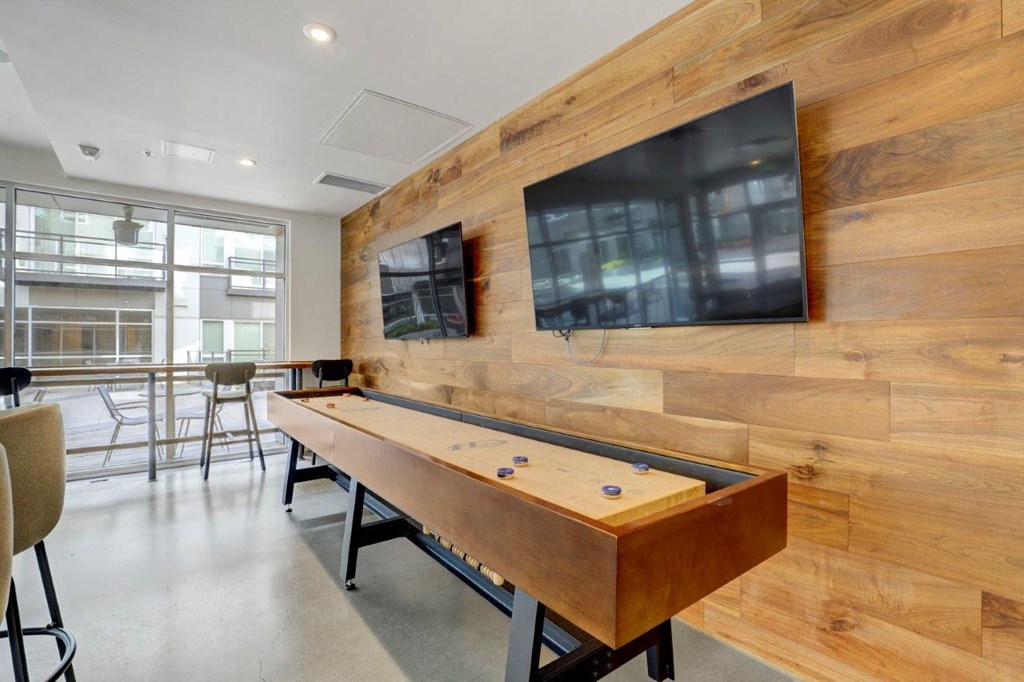 Sparc Apartments Clubhouse Shuffleboard Sparc Apartments Clubhouse Shuffleboard
