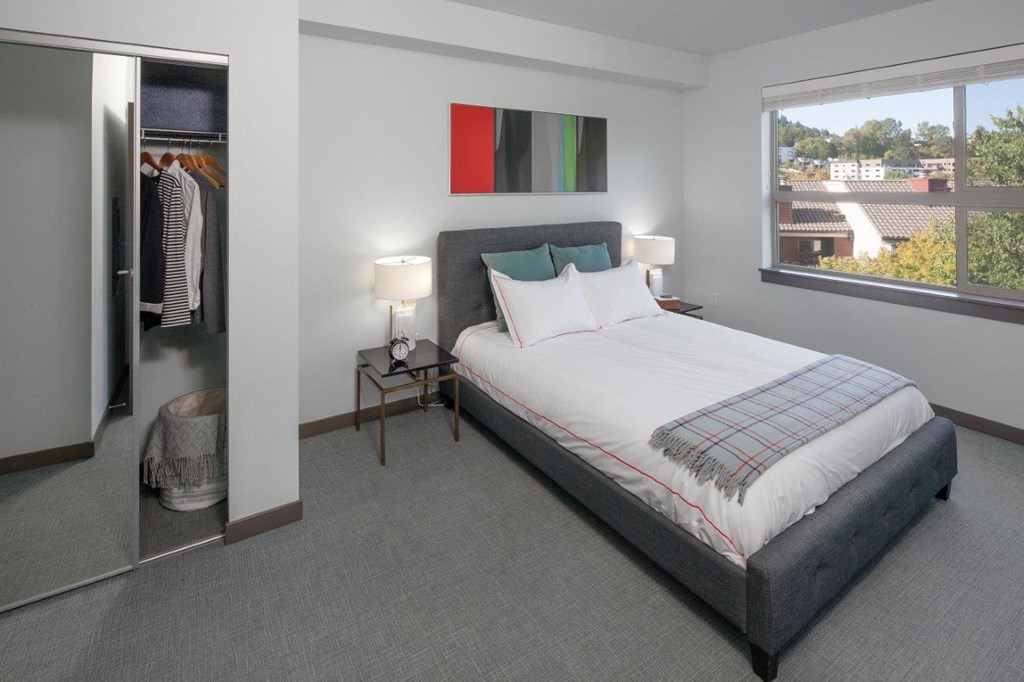 Boathouse Apartments Model Bedroom