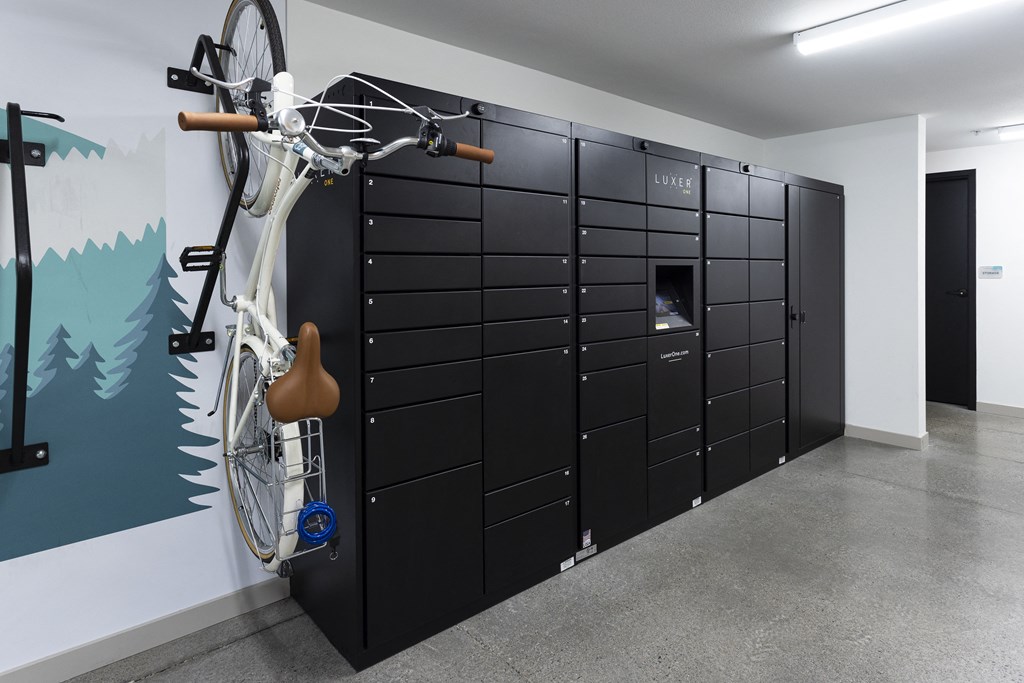 Bo Apartments parcel lockers