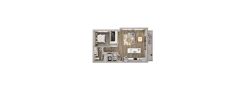 Lenox Bayside 3D Floor Plan A5 ATL
