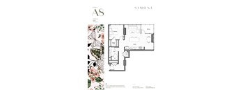 floor plan of 55 north luxury apartments to rent in the north end of boston