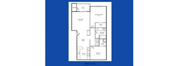 Keyway Apartments in Port Orchard, Washington Two Bedroom A Floor Plan