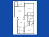 Atlas Apartments Two Bedroom A Floor Plan Atlas Apartments Two Bedroom A Floor Plan