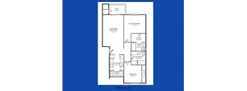 Keyway Apartments in Port Orchard, Washington Two Bedroom B Floor Plan