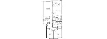 Keyway Apartments 2D Floor Plans - Three Bedroom