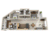 Waterscape at Juanita Village Apartments B1 Floor Plan Waterscape at Juanita Village Apartments B1 Floor Plan