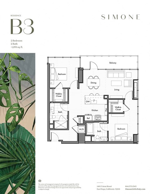 floor plan b3 | the edge at 450