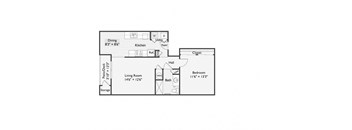 Aspire Oregon City Apartments Columbia Floor Plan