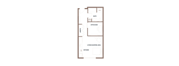 1 bed 1 bath at Ironside Apartments, Spokane , Washington