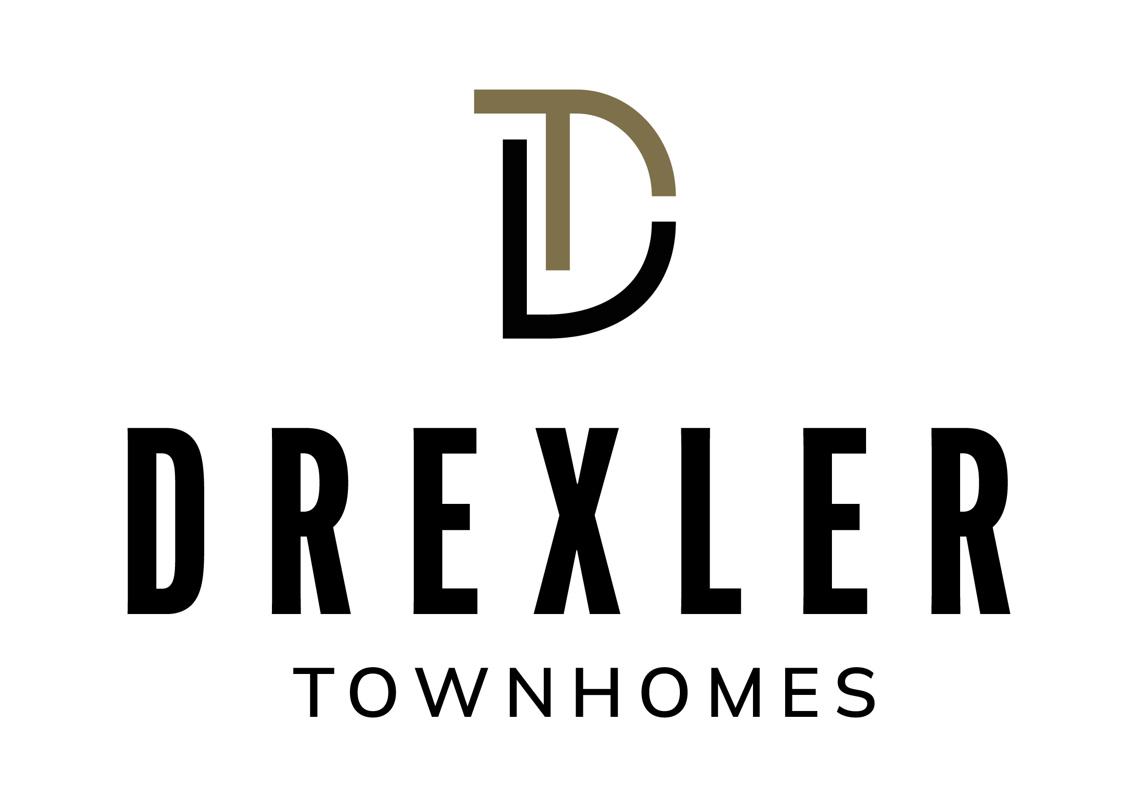 A large capital letter T centered on a black background.