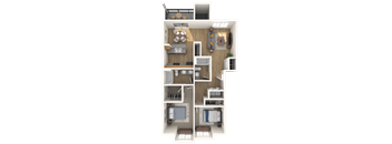 Falcon Ridge 2x2 Floorplan