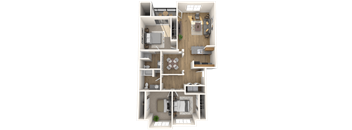 Falcon Ridge 3x2 Floorplan