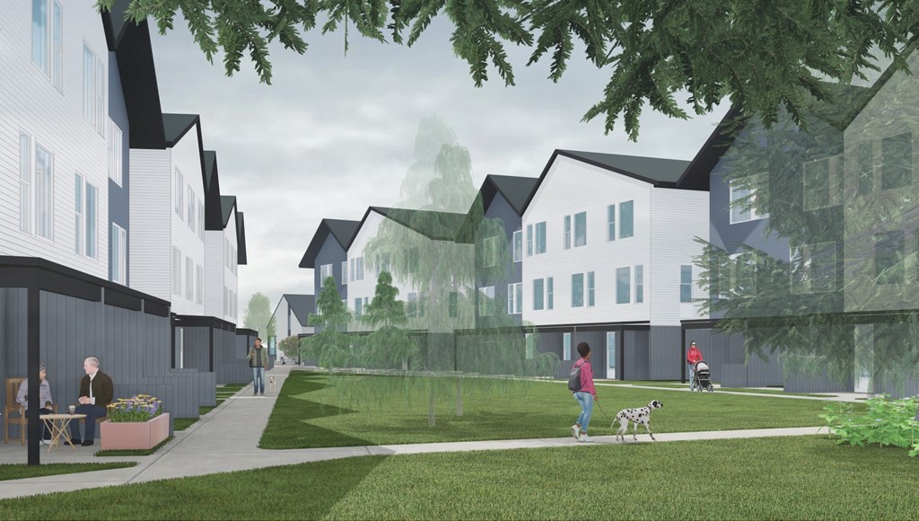Fir Grove Apartments Exterior Rendering
