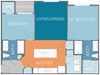 Watermark at First Creek Apartments B1 Floor Plan
