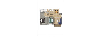 Two Bedroom One Bath Expanded