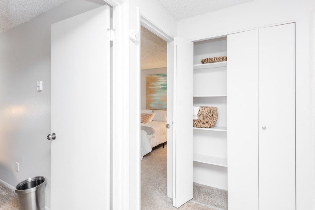 Fox Pointe Apartments Hallway and Closet Space