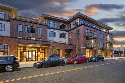 front of property