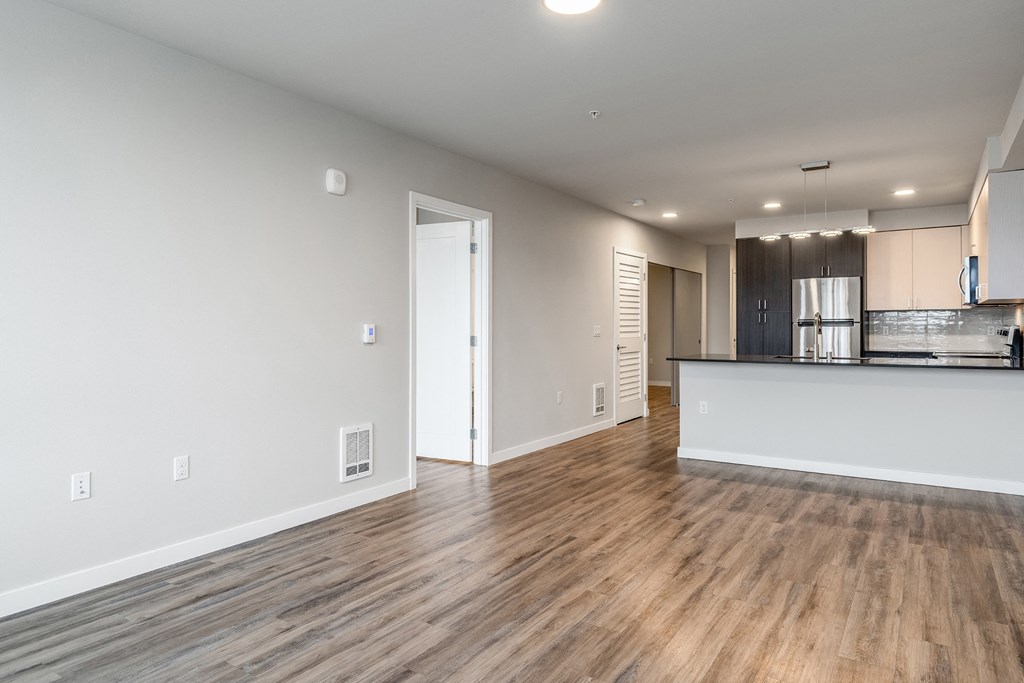 Geo Apartments Vacant Living Room