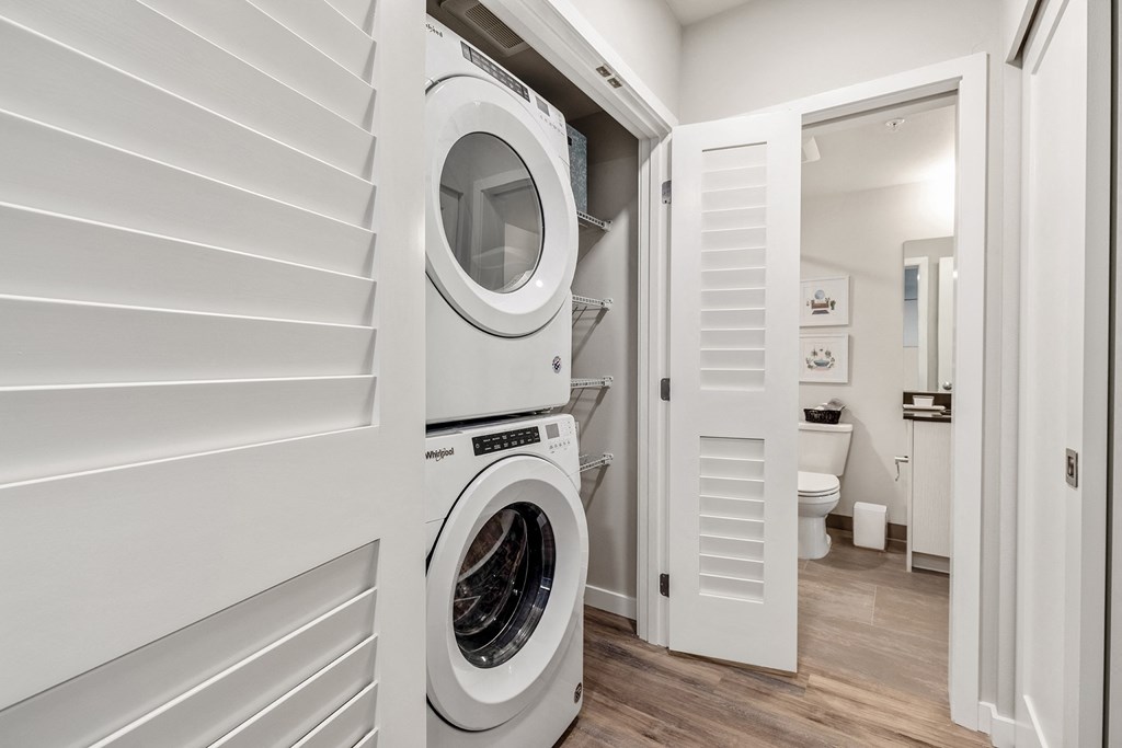 Geo Apartments Model Laundry Area