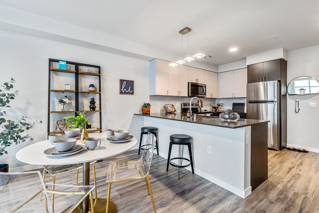 Geo Apartments Model Dining Room