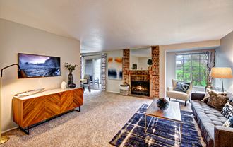 Apartments in Silverdale, WA - Modern Living With Stylish Decor, Wall to Wall Carpet and Access to Outdoor Patio