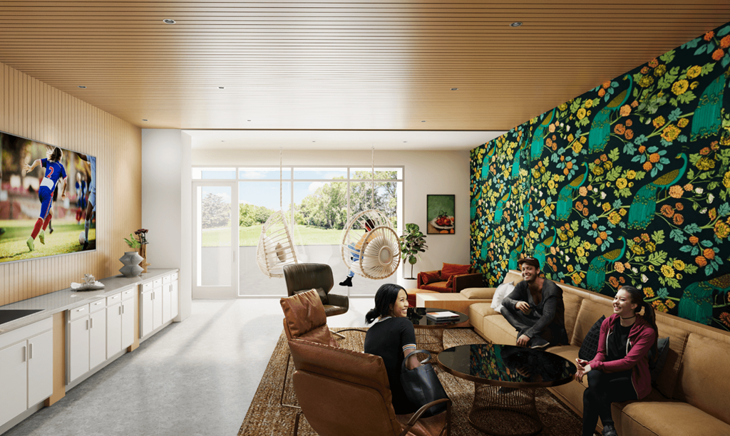 Ironside Clubhouse Lounge Rendering