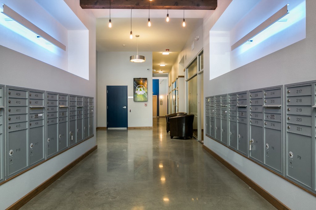 Junction Flats & Landing Apartments Interior Mail Area