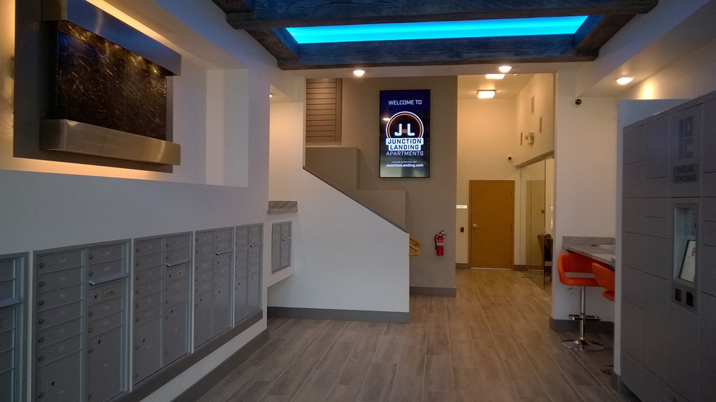 Junction Flats & Landing Apartments Interior Mail Area