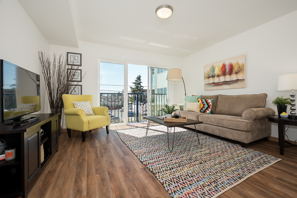 Junction Flats & Landing Apartments Model Living Room