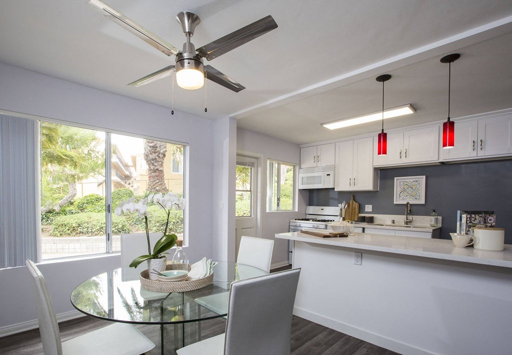 Marine View Apartments Model Dining Room