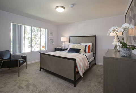 Marine View Apartments Model Bedroom