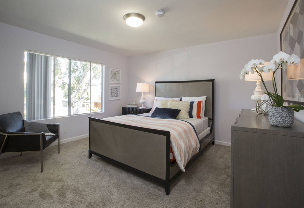 Marine View Apartments Model Bedroom