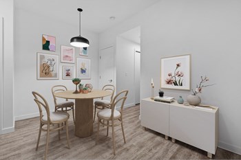 Imber at Union Mills Apartments Model Dining Room - Photo Gallery 13